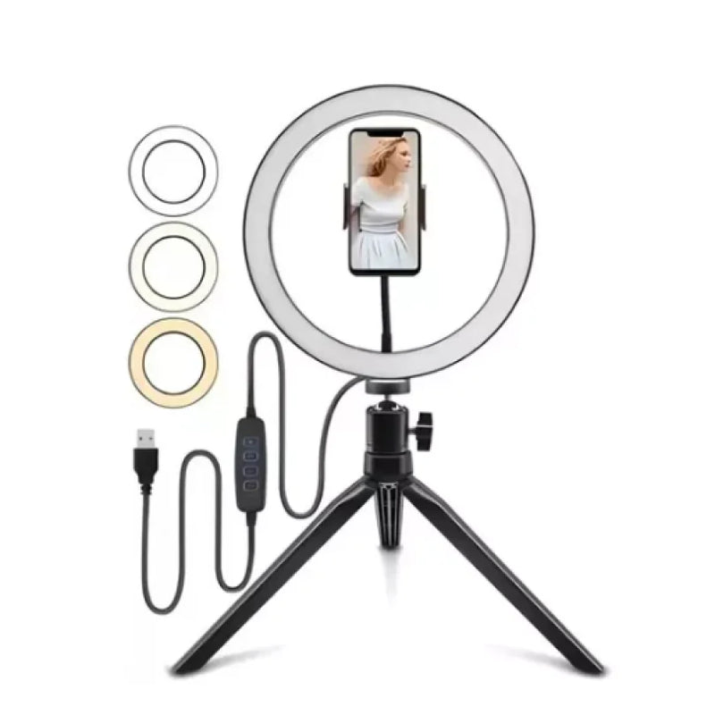 Luz Ring Light de Mesa