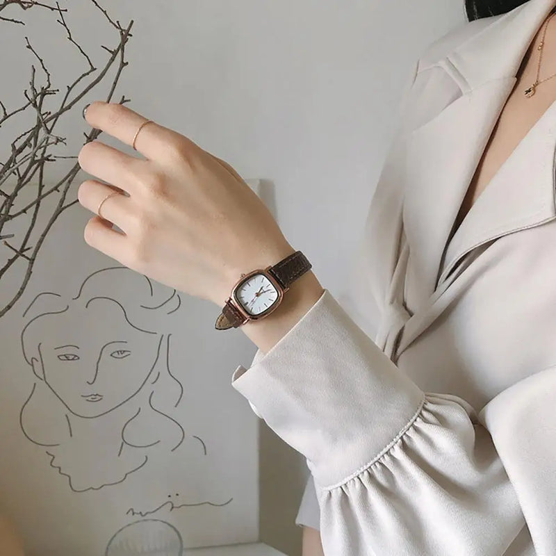 Relógio de Quartzo Vintage Feminino