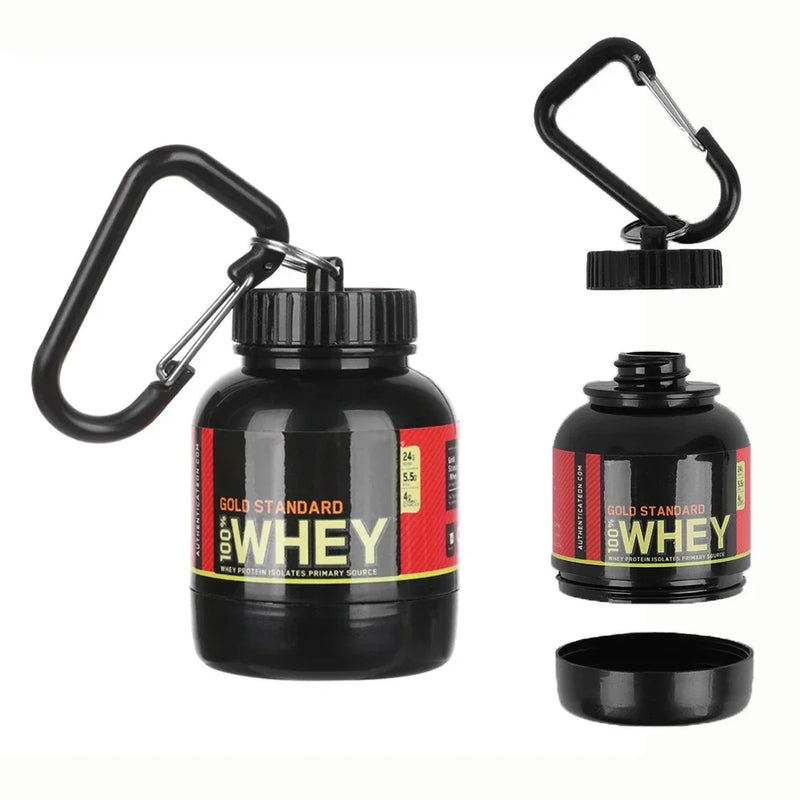 Garrafa de Whey Protein com Chaveiro