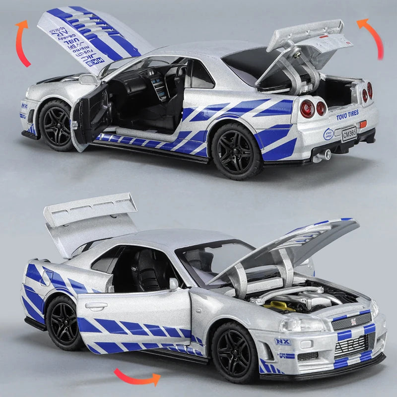 Miniatura GTR R34 SKYLINE