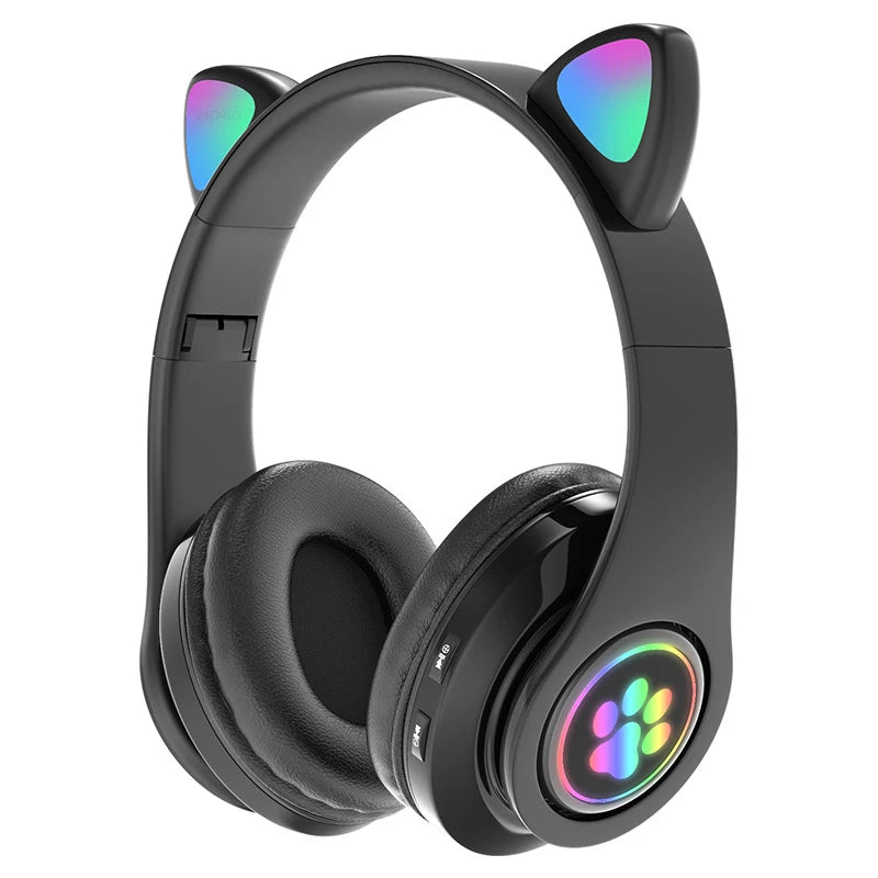Headset Flash Lamp Cat Bluetooth