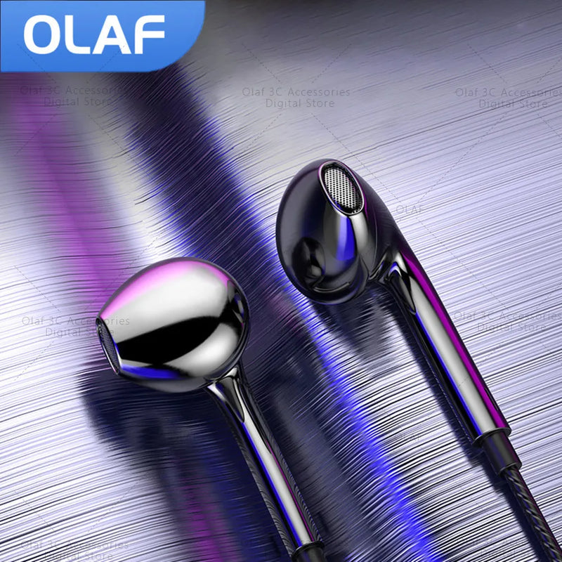 Fone de Ouvido com fio OLAF com Microfone