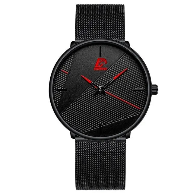 Relógio masculino minimalista ultra