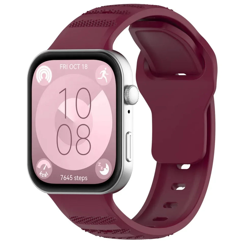 Pulseira de silicone para smartwatch