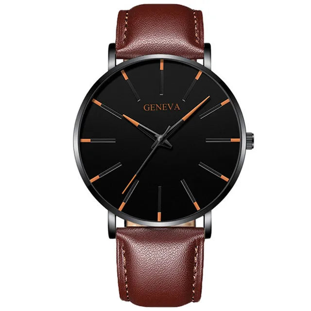 Relógio Masculino Minimalista Casual