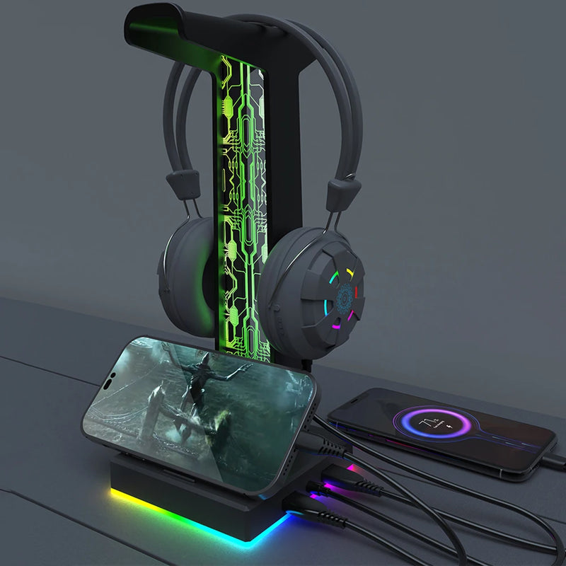 Suporte RGB para Headset