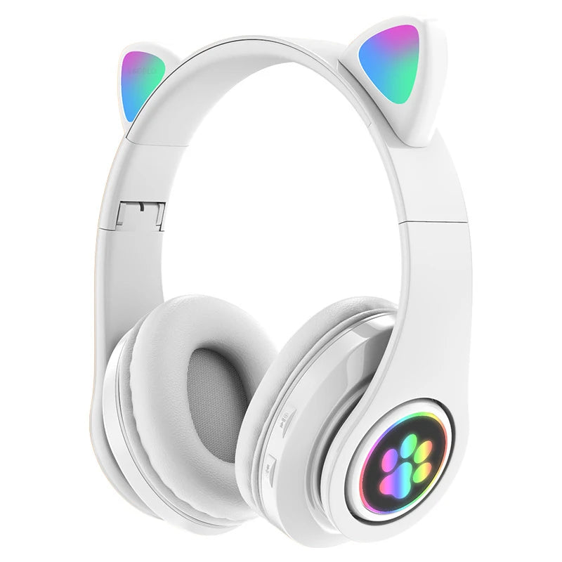 Headset Flash Lamp Cat Bluetooth