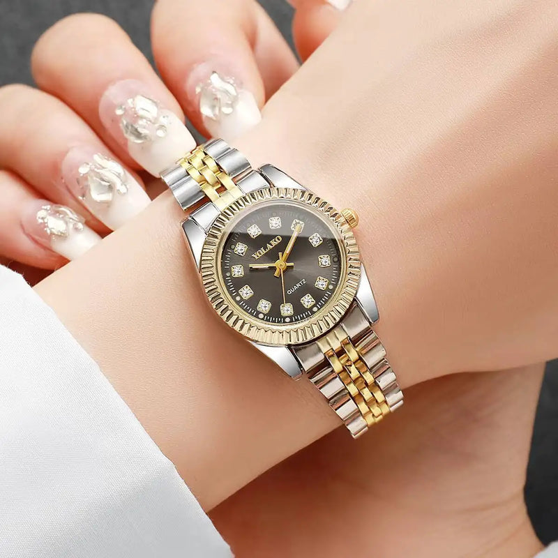 Relógio Feminino Rhinestone