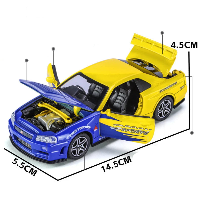 Miniatura GTR R34 SKYLINE