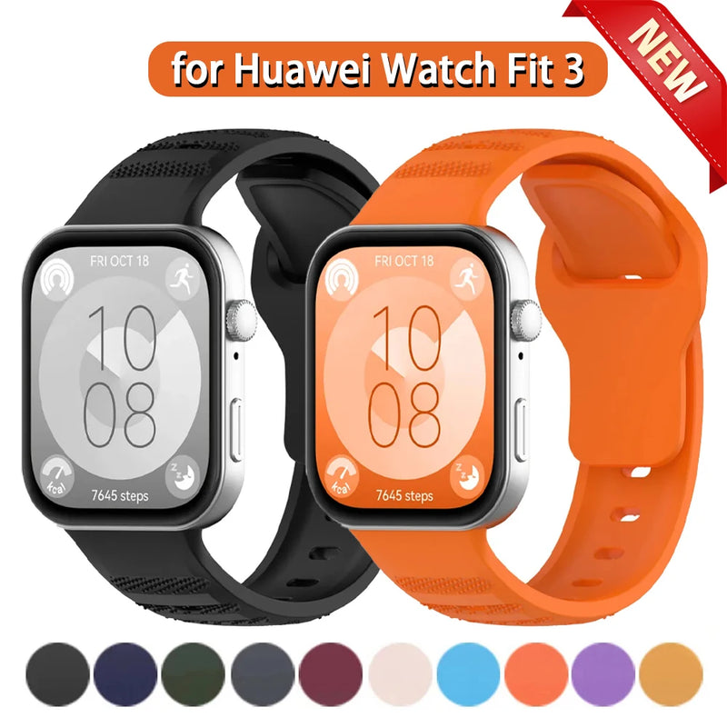 Pulseira de silicone para smartwatch