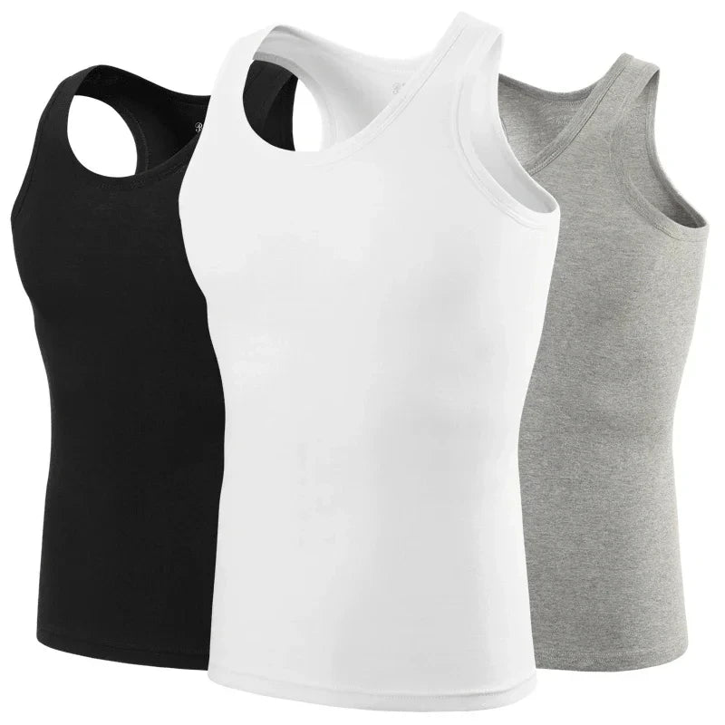 Kit 3 Regatas Masculinas Academia