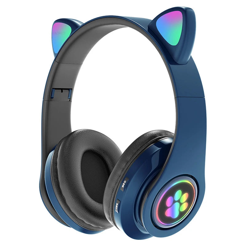 Headset Flash Lamp Cat Bluetooth