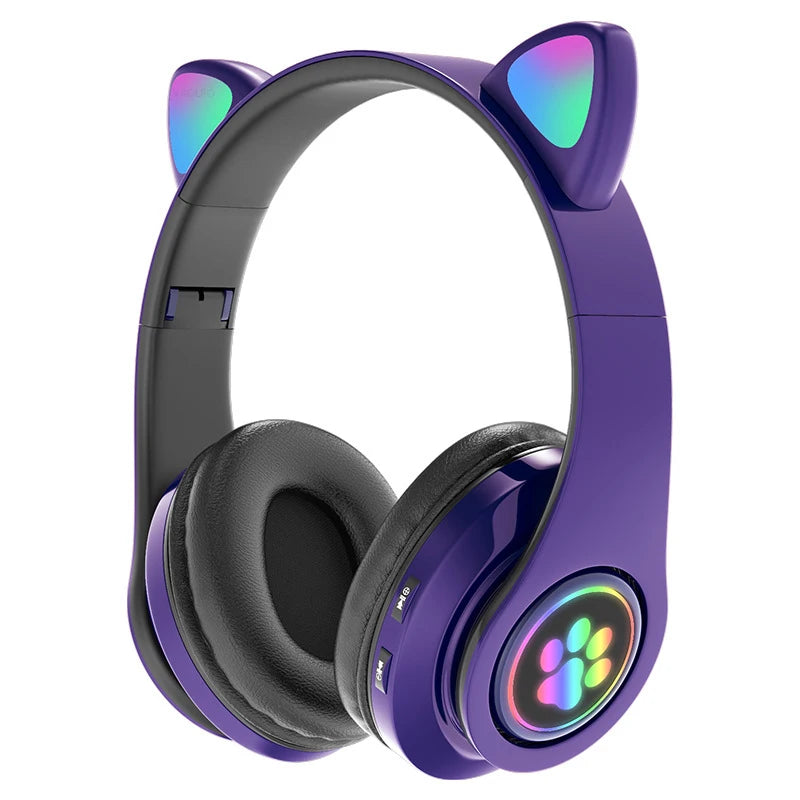 Headset Flash Lamp Cat Bluetooth