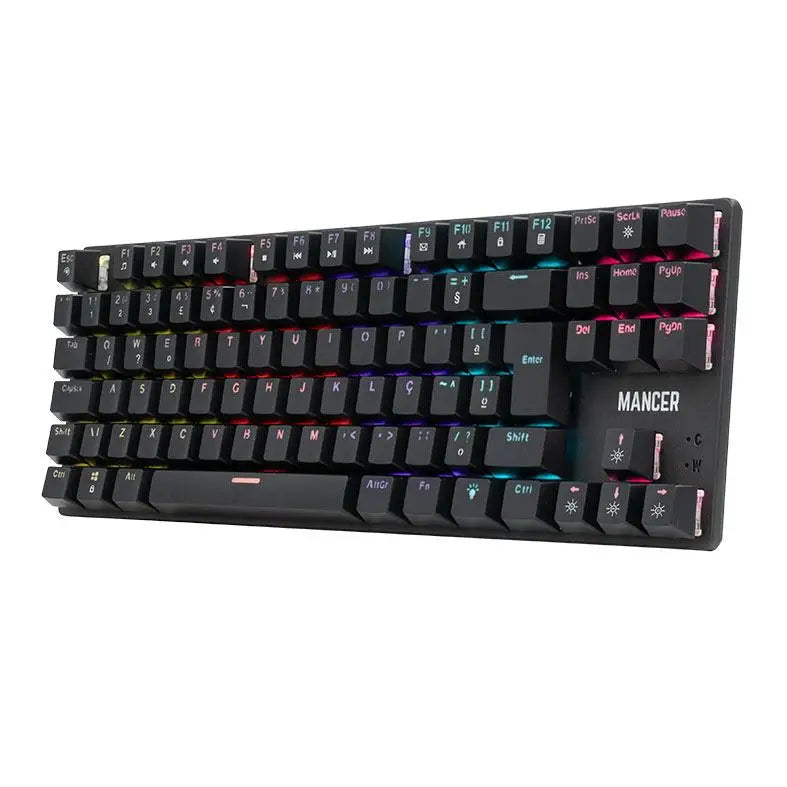 Teclado Gamer Mecânico Mancer RGB